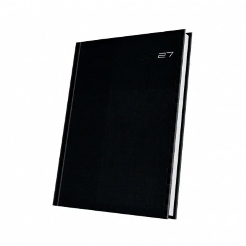 Agenda datata saptamanala A4 128pag Noli coperta piele sintetica Neagra 2027