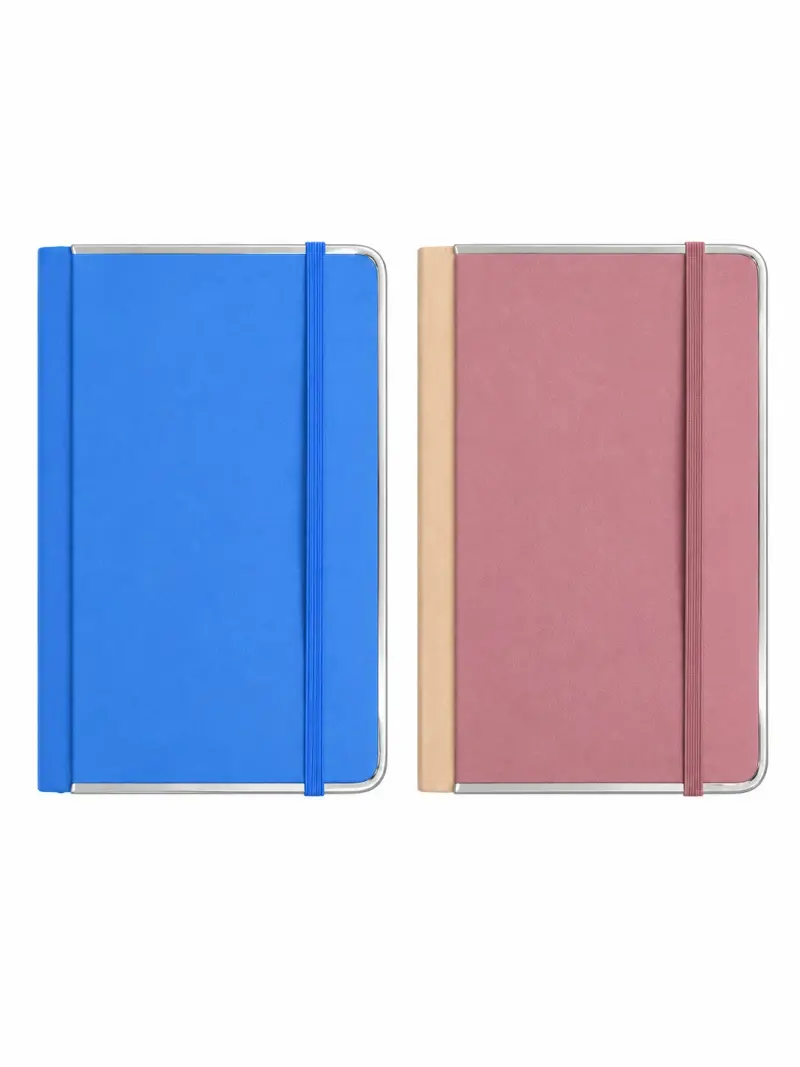 Agenda A5 margine metalica dubla cu elastic