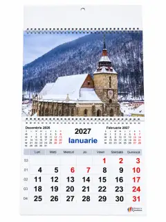 Calendar perete A3 2 segmente Peisaje