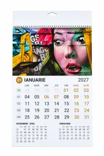 Calendar A3 policromie Graffiti 2027