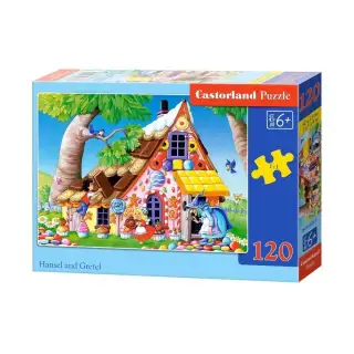 Puzzle 120 piese, Hansel si Gretel - Castorland